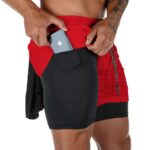 2 in 1 Breathable Workout Gym Shorts - Image 2