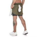 2 in 1 Breathable Workout Gym Shorts - Image 5