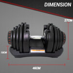 Adjustable Selectorized Dumbbell Set (40kg) - Image 11