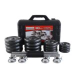 30KG Dumbbell Set with Connector & Carrier Case - Image 2