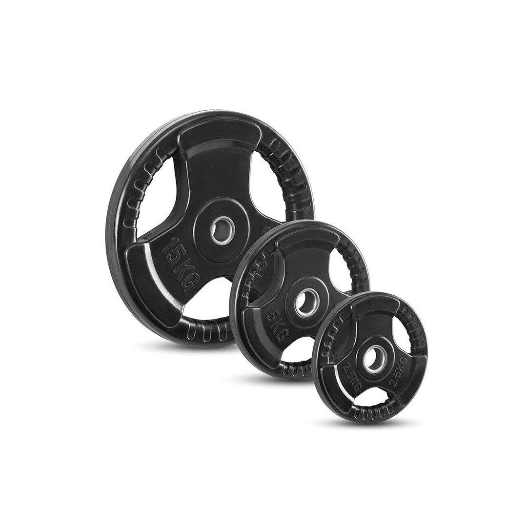 rubber-standard-plates-2.jpg Rubber Coated Weight Plates (Standard) - Image 1